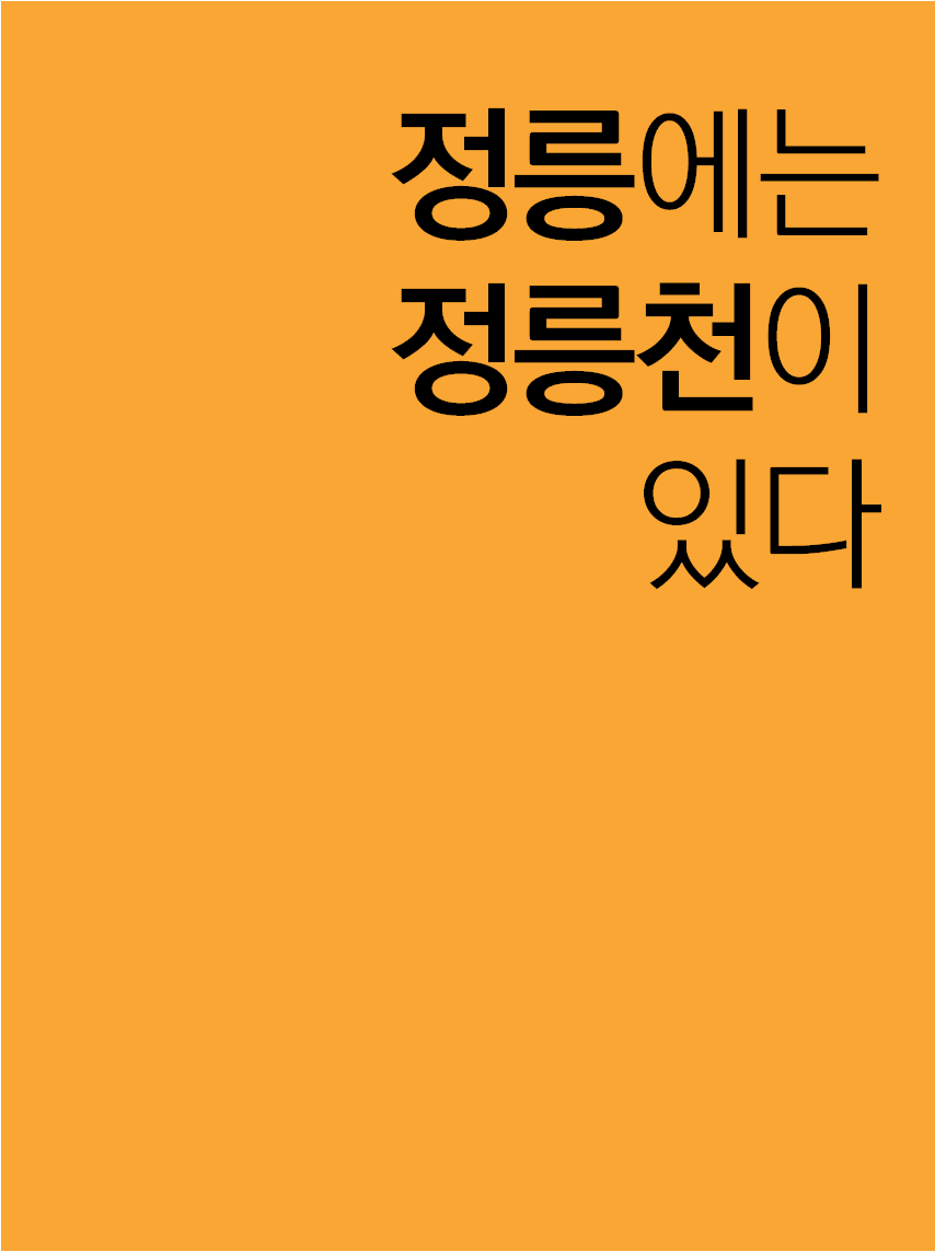 정릉에는 정릉천이 있다 표지